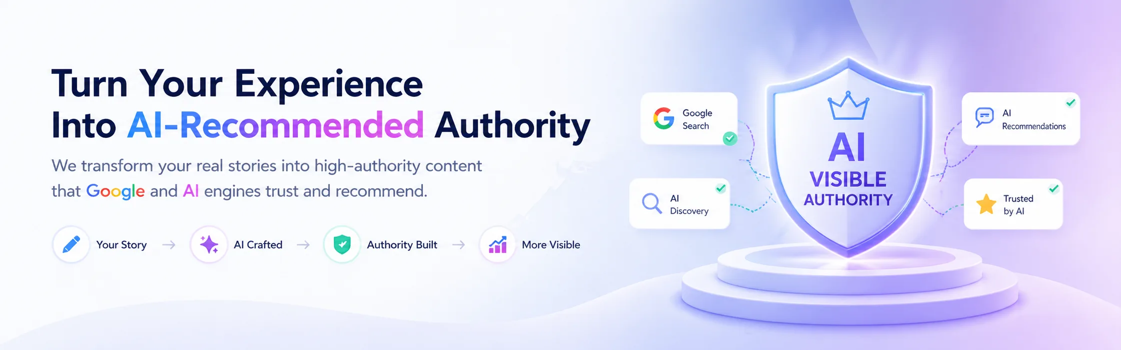building business authority with AI