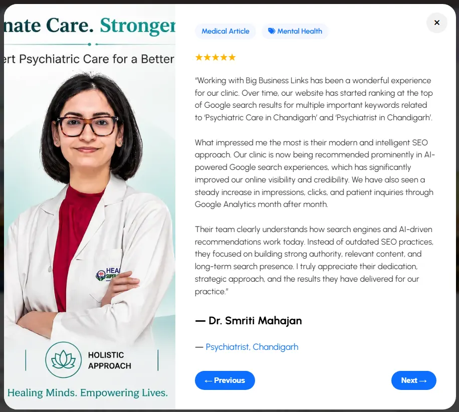 Dr. Smriti Mahajan Honest Review on Authority Marketing