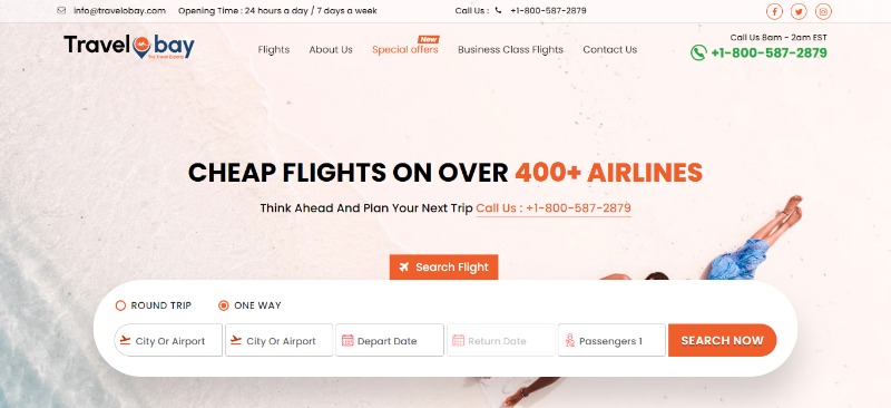 Find Cheap Air Tickets for Business & Flight Ticket Booking - Travelobay