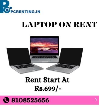 Laptop On Rent Starts At Rs.699/- Only In Mumbai