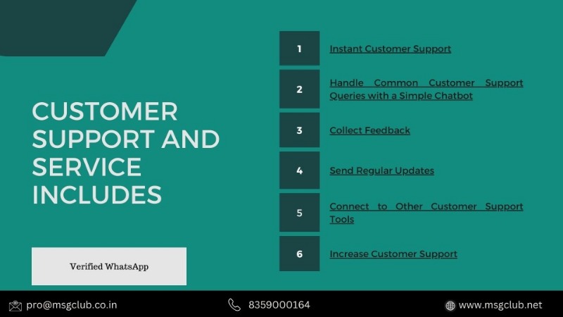 WhatsApp Business For Customer Support and Service