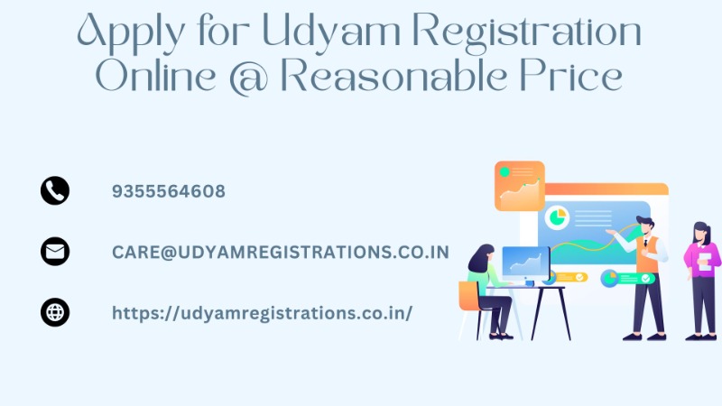 Apply for Udyam Registration Online @ Reasonable Price