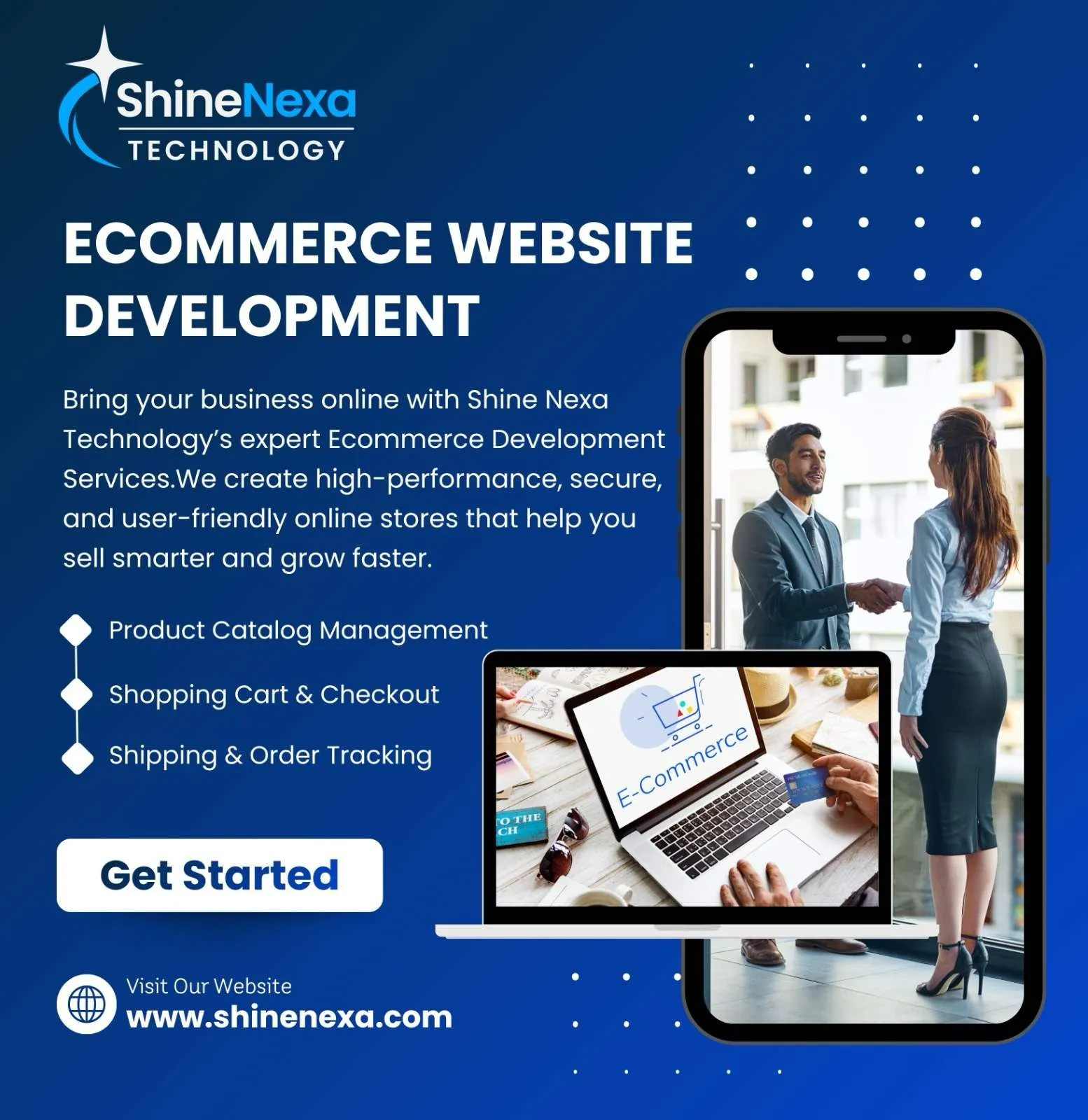 Leading Website Development and Digital Company in India | Shine Nexa Technology