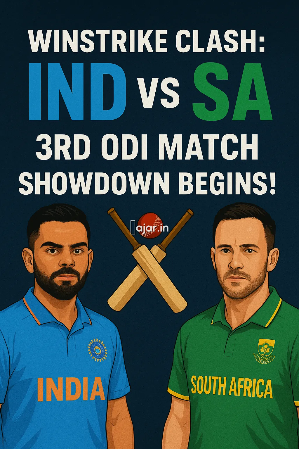 Winstrike Clash: India vs South Africa – 3rd ODI Showdown Begins!