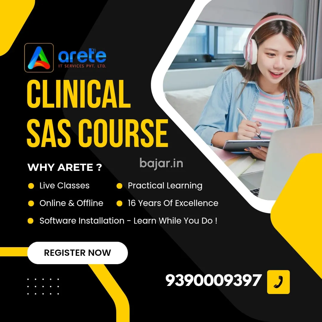 Clinical SAS Course – Online & Offline Training | Enroll Now