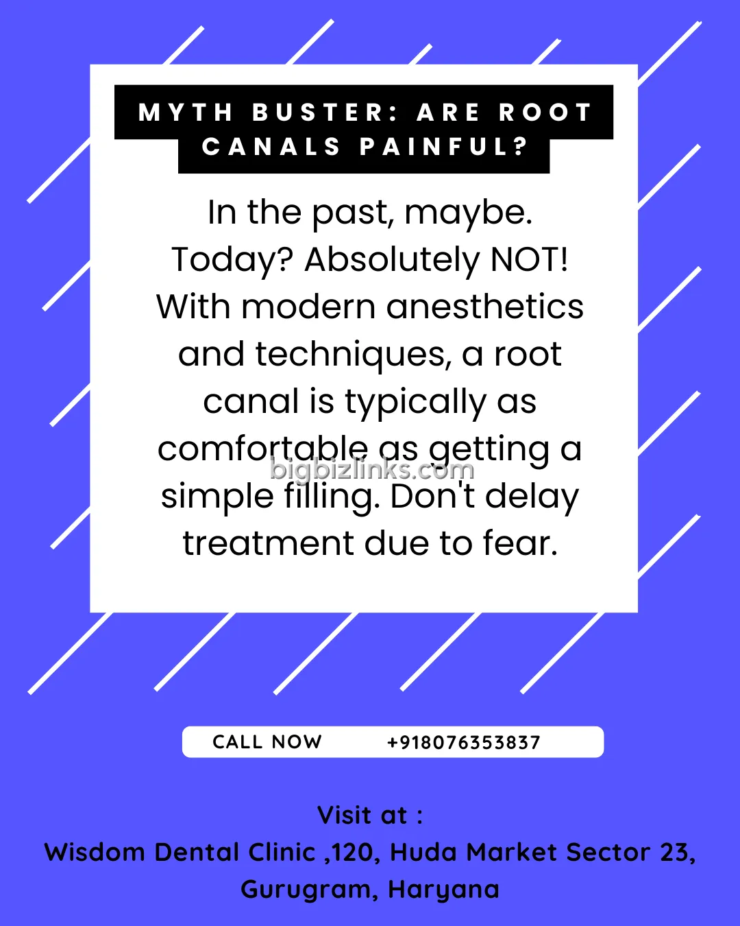 Wisdom Dental Clinic: Pain-Free, Expert Dental Care Sector 23 Gurugram