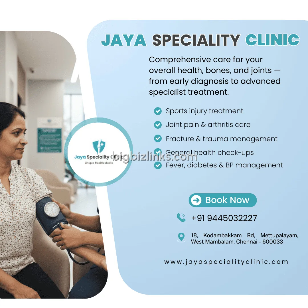 Best Orthopedic Clinic in Chennai | Orthopod Clinic Near Me West Mambalam