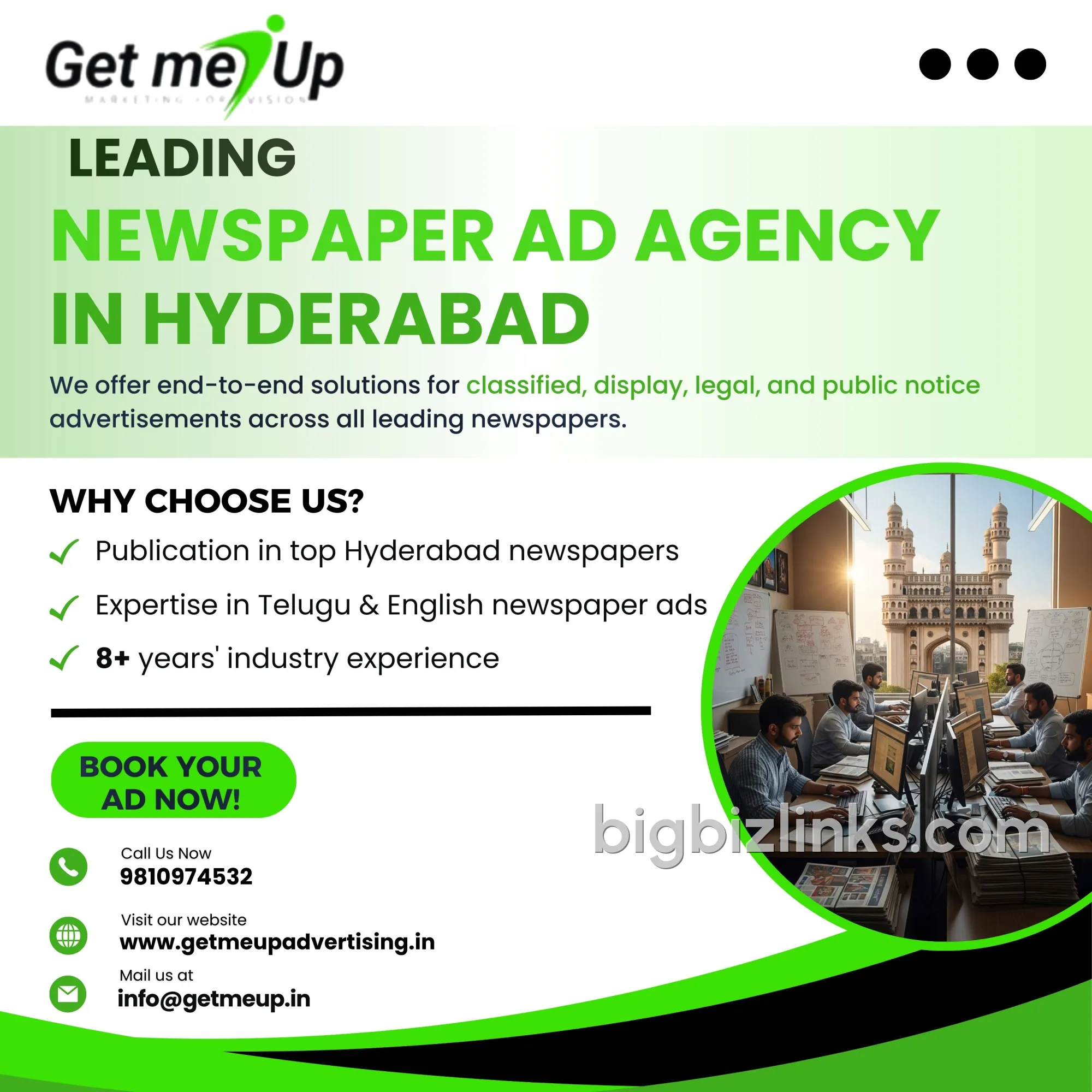Trusted Newspaper Ad Agency in Mumbai – Get Me Up Advertising