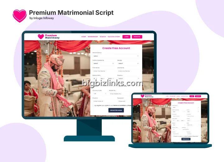 PHP Matrimonial Script by Inlogix Infoway Ready Made Solution