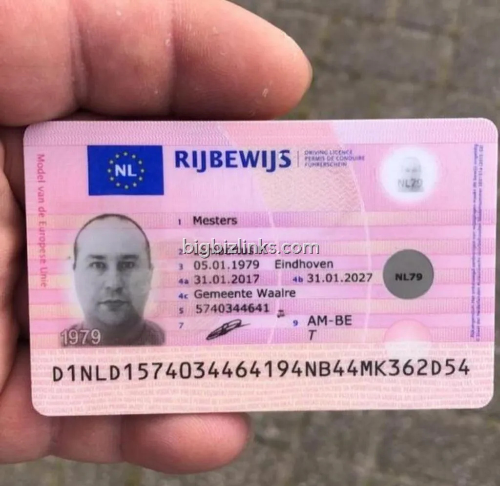 Koop een Nederlands rijbewijs