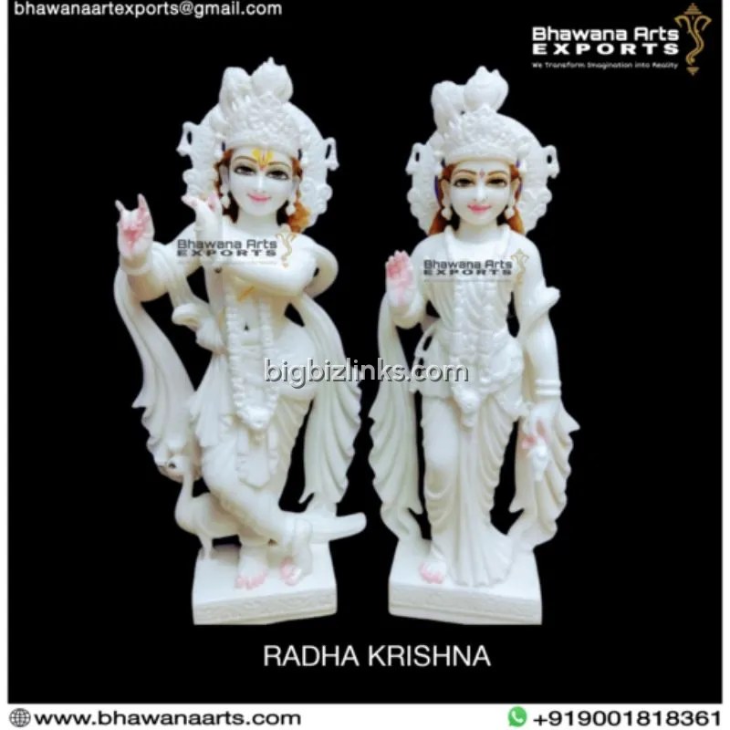 Designer Radha Krishna Marble Murti at Best Price