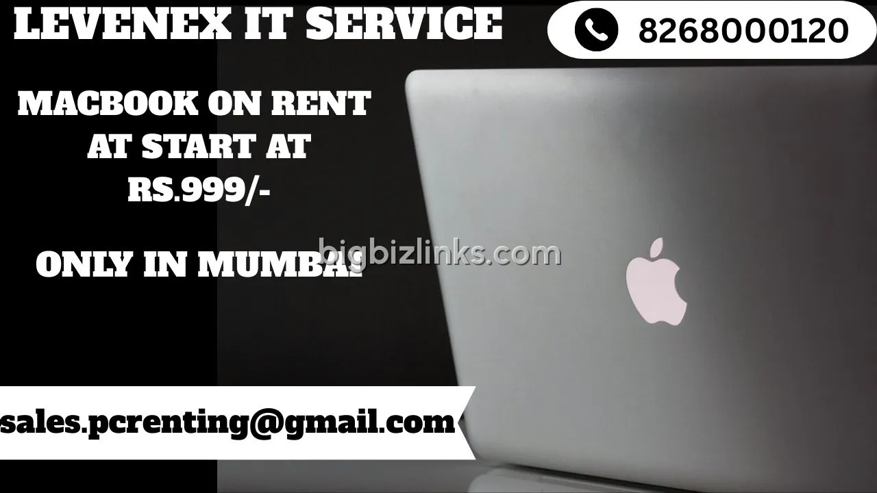 Rent a Macbook on start at rs.999/-