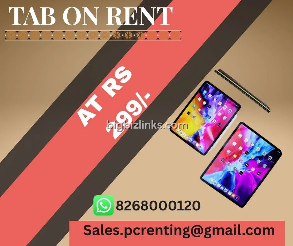 Rent a Tab on start at rs.299/- MUMBAI THANE